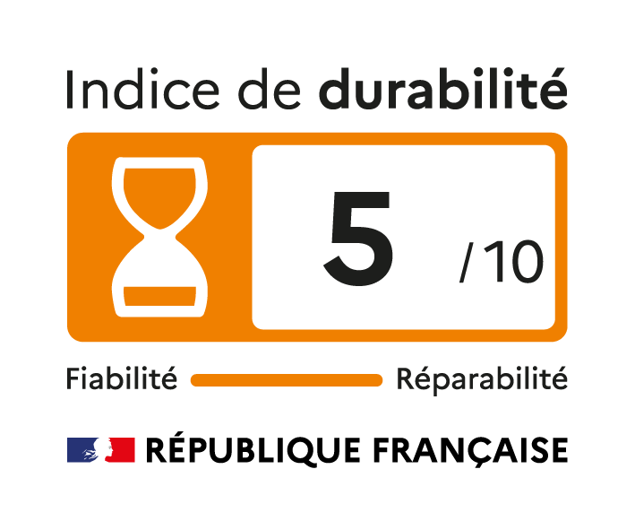 Indice de durabilité : 5.0 / 10